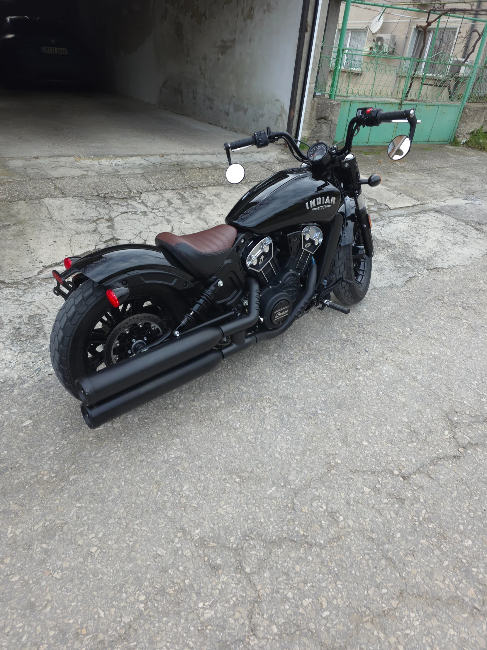 Indian Scout Bobber Thunder Black 2021, снимка 1