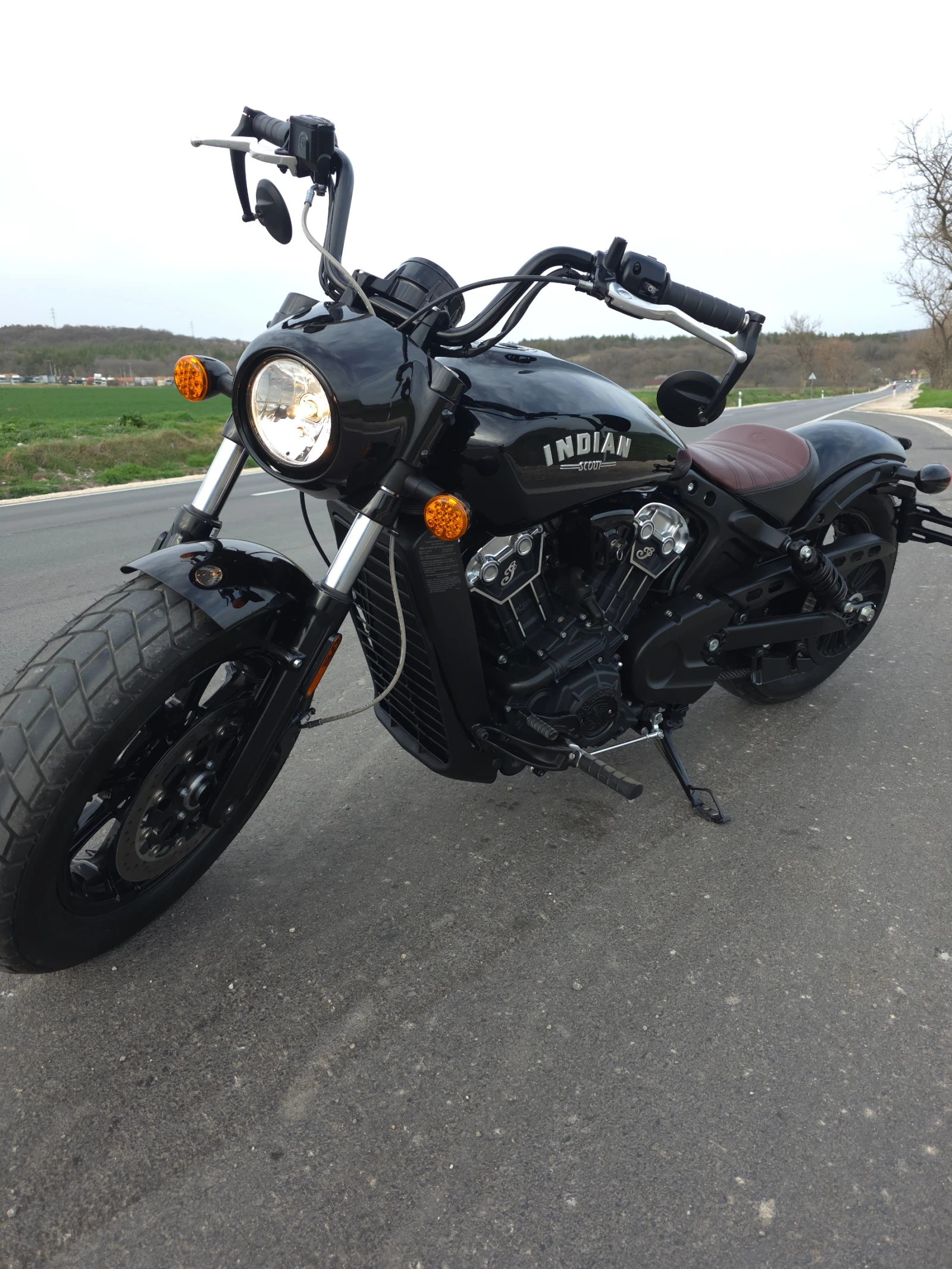 Indian Scout Bobber Thunder Black 2021 ≫ 2021 • 24 999 лв. • ID ...