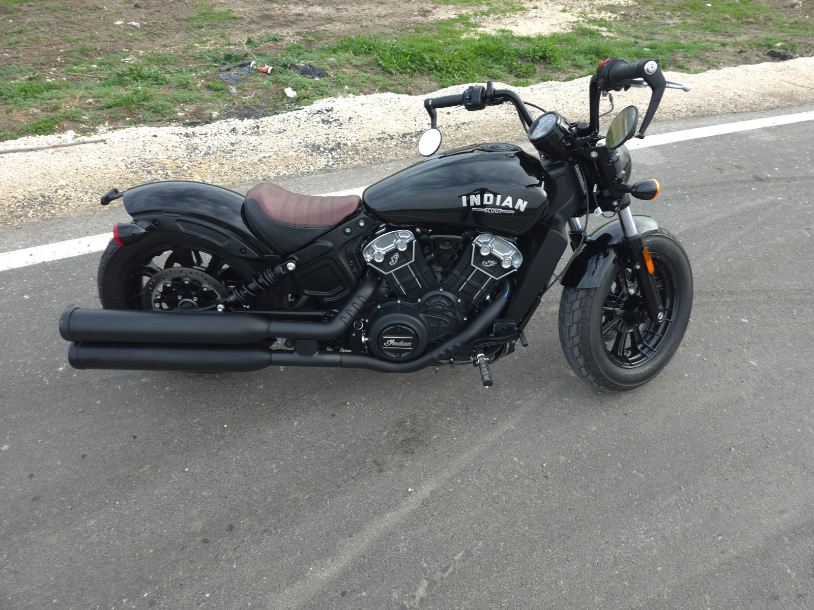 Indian Scout Bobber Thunder Black 2021 | Mobile.bg   12