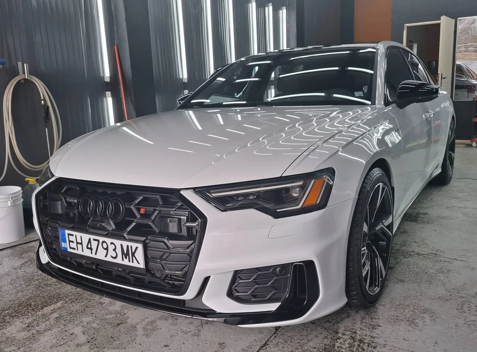 Audi A6 A6 2.0 tfsi, mild hybrid, s-line Quatro, Black Opt, снимка 9 - Автомобили и джипове - 53610184