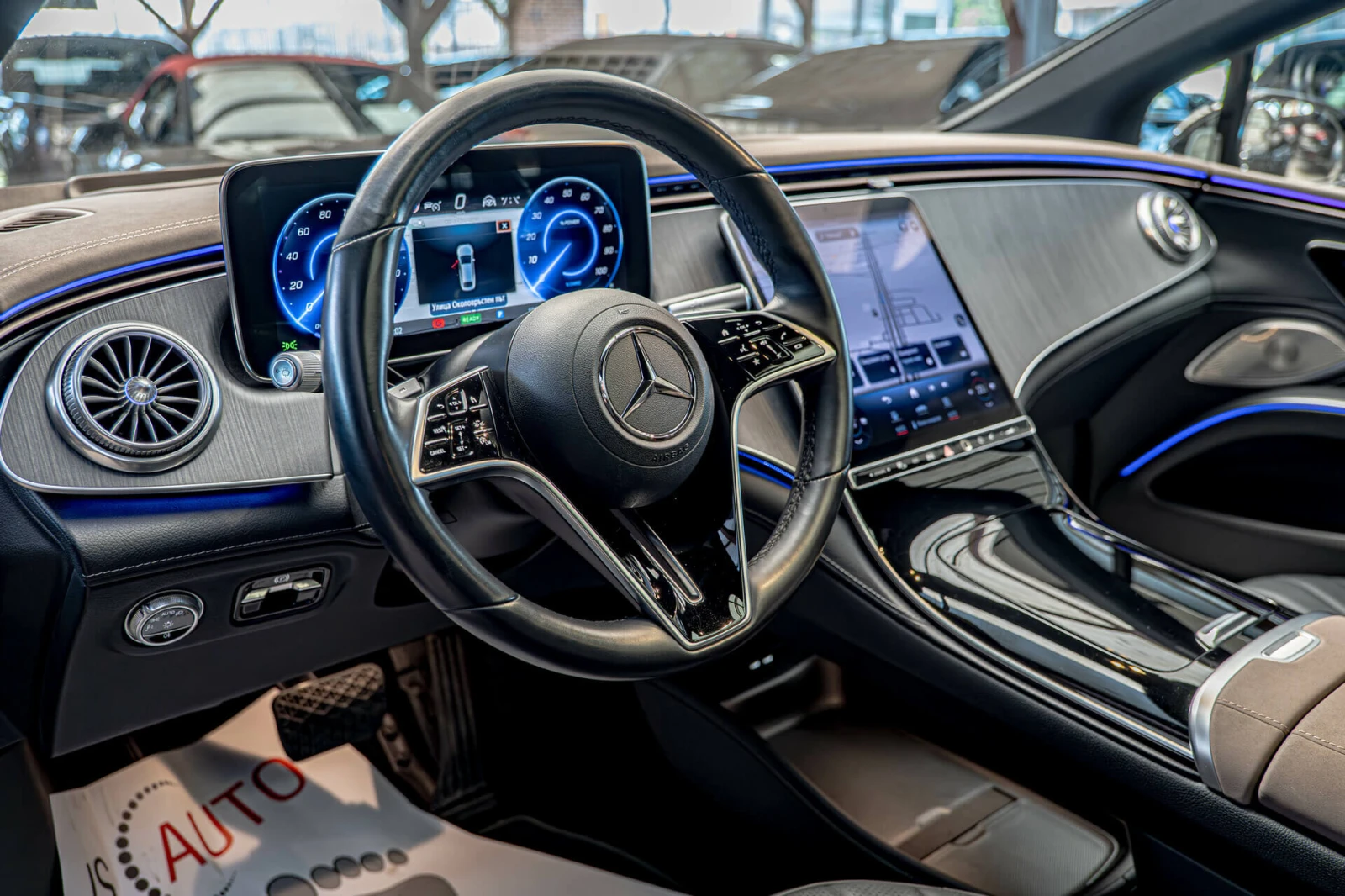 Mercedes-Benz EQS 450+ /Burmester/Подгрев/AirMatic/Virtual/AmbientPl, снимка 7 - Автомобили и джипове - 55062732