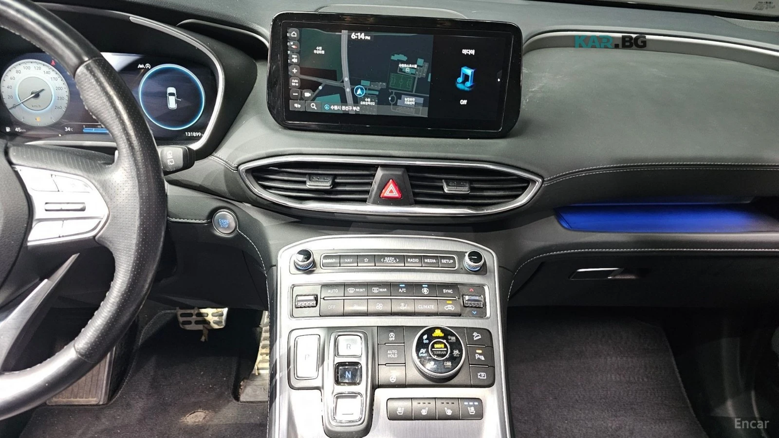 Hyundai Santa fe 2.2D* 4x4* Calligraphy* DISTRONIC* 360* ОБДУХВАНЕ*, снимка 10 - Автомобили и джипове - 55823889