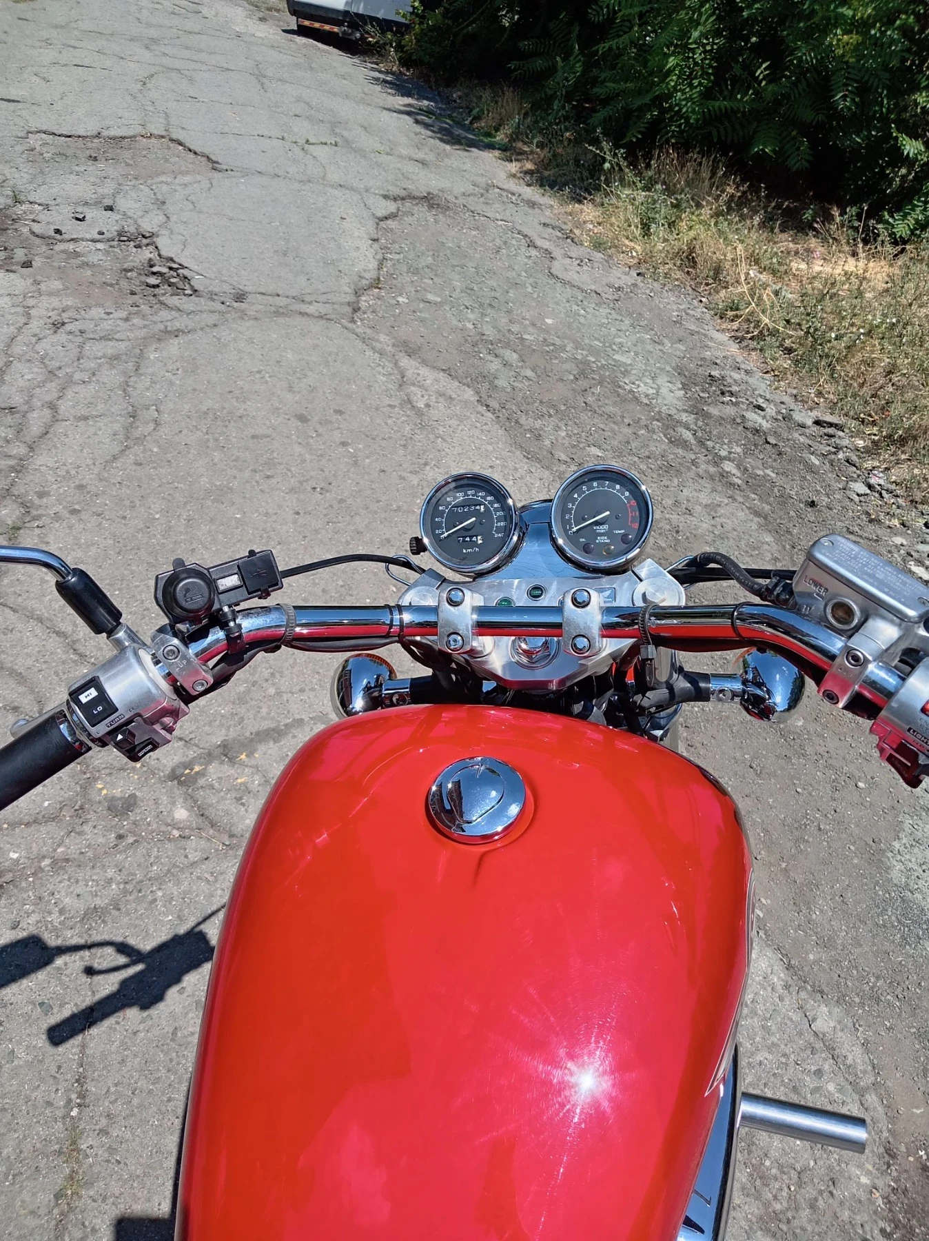 Honda Magna, снимка 5 - Мотоциклети и мототехника - 55625036