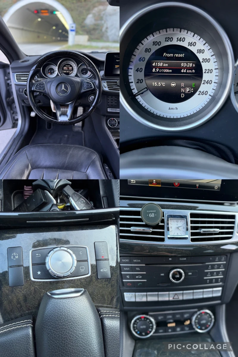 Mercedes-Benz CLS 350 AMG LINE, DISTRONIC, LINE ASSIST, ПОДГРЕВ, ОБДУХВА, снимка 10 - Автомобили и джипове - 52393326