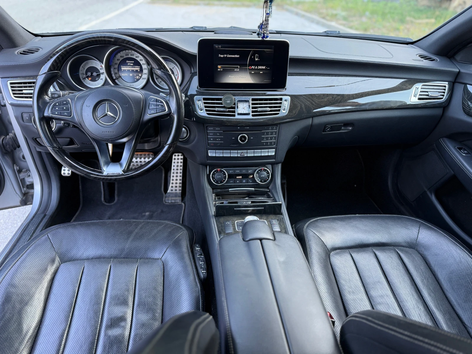 Mercedes-Benz CLS 350 AMG LINE, DISTRONIC, LINE ASSIST, ПОДГРЕВ, ОБДУХВА - изображение 9