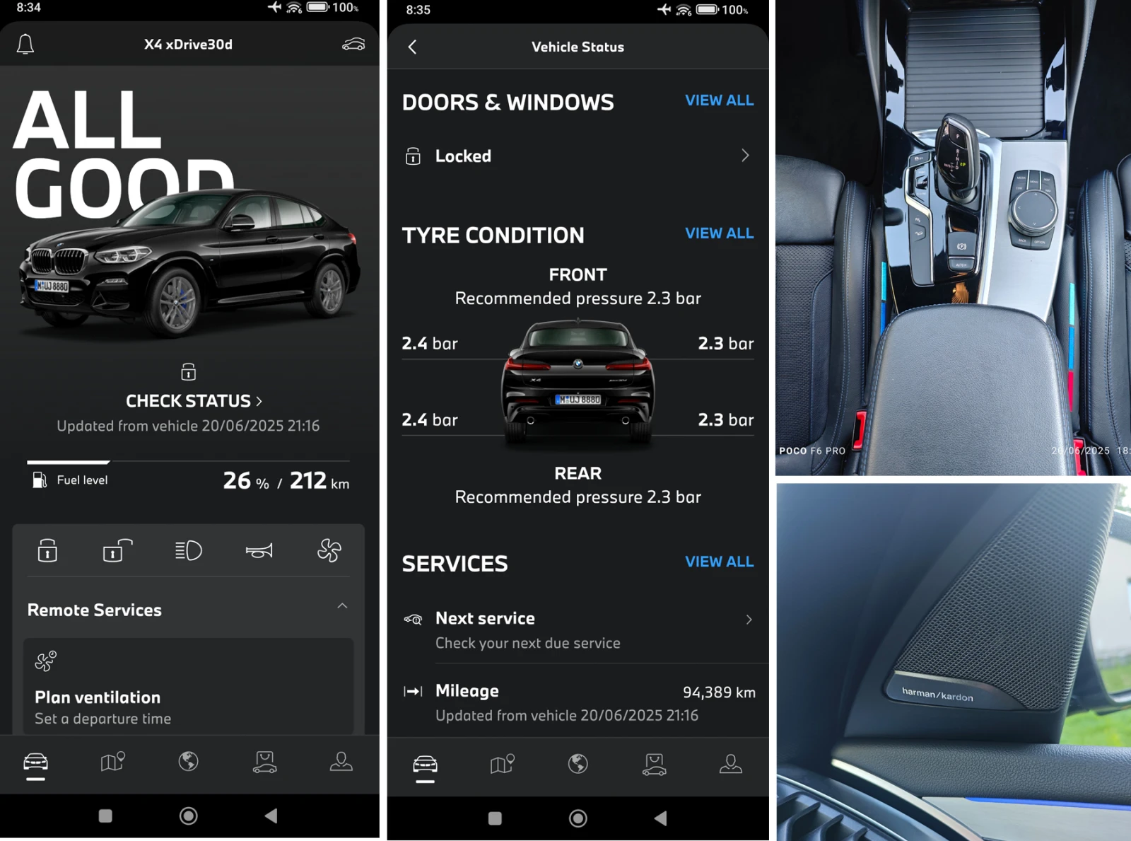 BMW X4 Xdrive 30D ACC HUD M-Pack, снимка 16 - Автомобили и джипове - 54364838