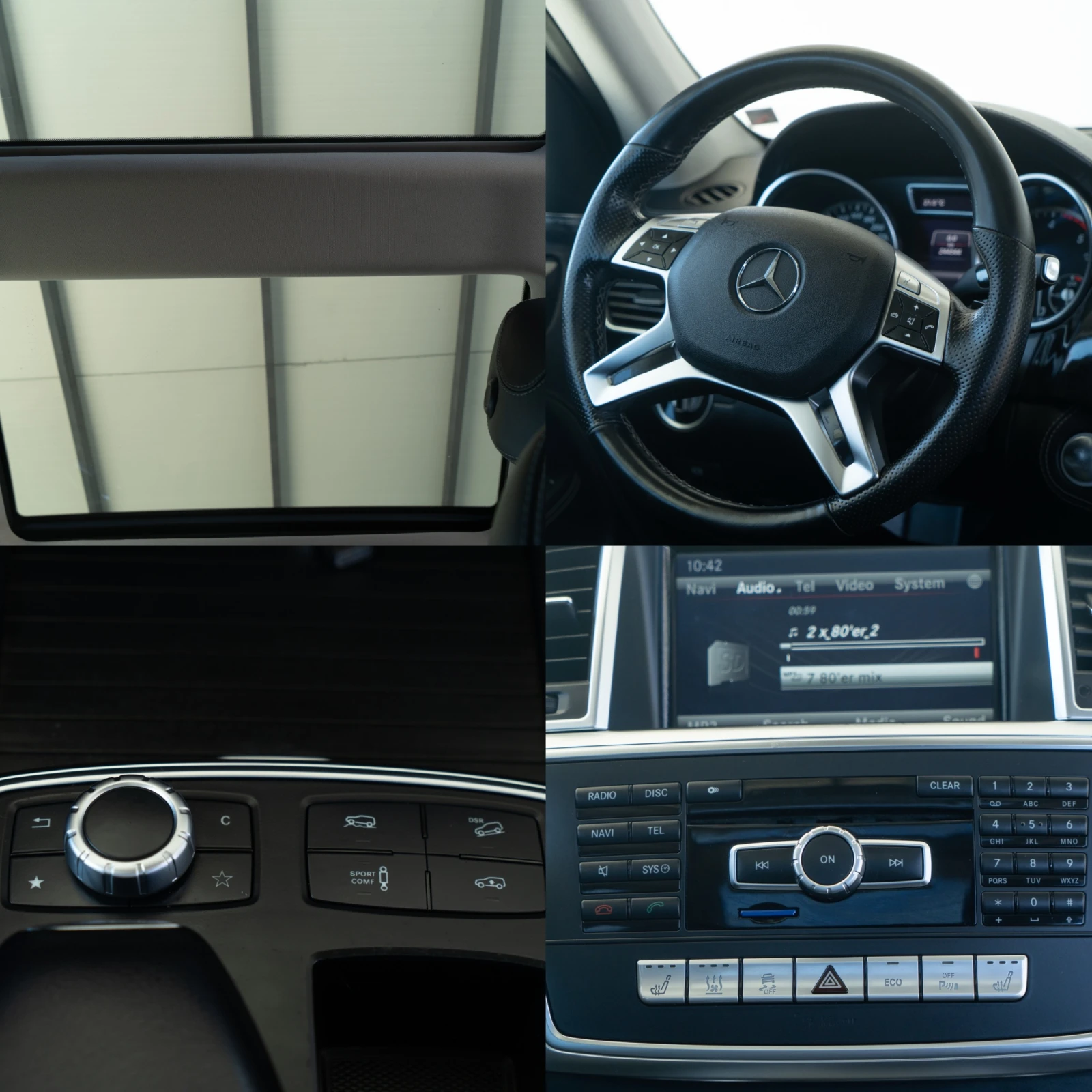 Mercedes-Benz ML 350 D = DISTRONIC = AIRMATIC = FULL MAX = ЛИЗИНГ, снимка 16 - Автомобили и джипове - 54856198
