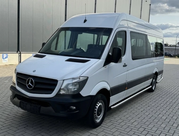 Mercedes-Benz Sprinter 313 313 CDI 2014 Maxi 9 пасажера, лифт инвалиден стол, снимка 1 - Бусове и автобуси - 47972955