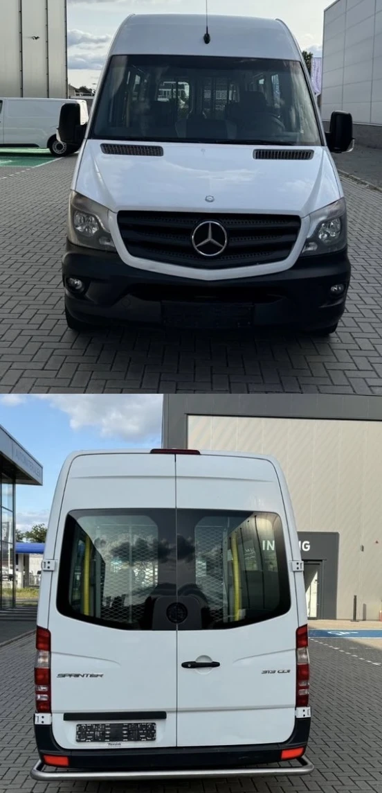 Mercedes-Benz Sprinter 313 313 CDI 2014 Maxi 9 пасажера, лифт инвалиден стол - изображение 7