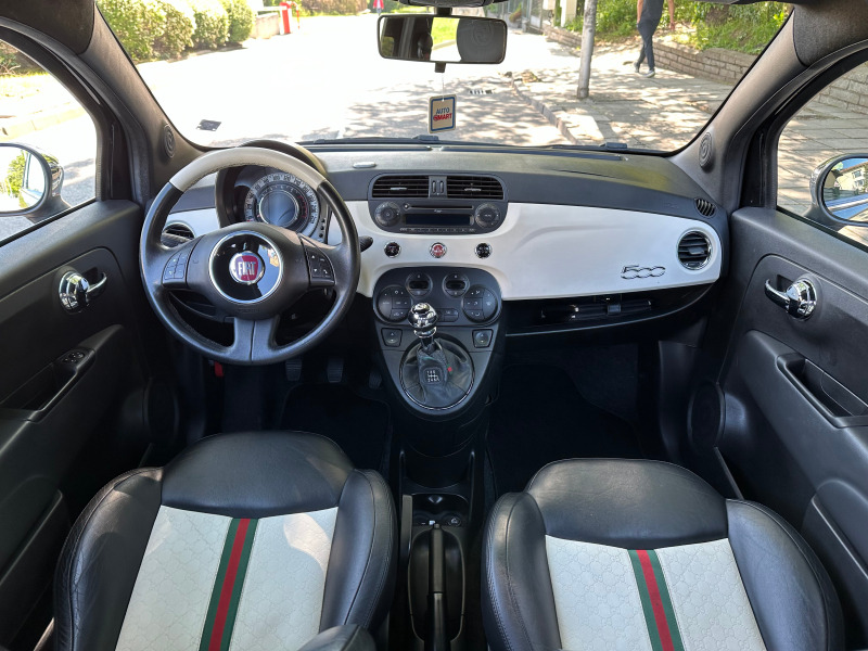 Fiat 500 1.4i 16v Gucci, снимка 12 - Автомобили и джипове - 46371519
