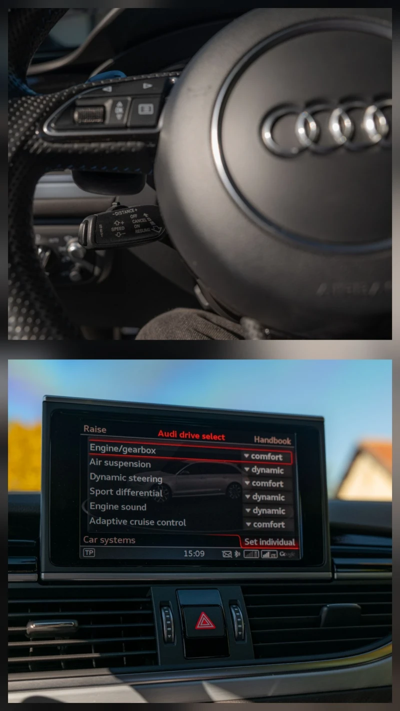 Audi Rs6 Performance ПРОМО ЦЕНА ДО 31.12.25г, снимка 13 - Автомобили и джипове - 52216332