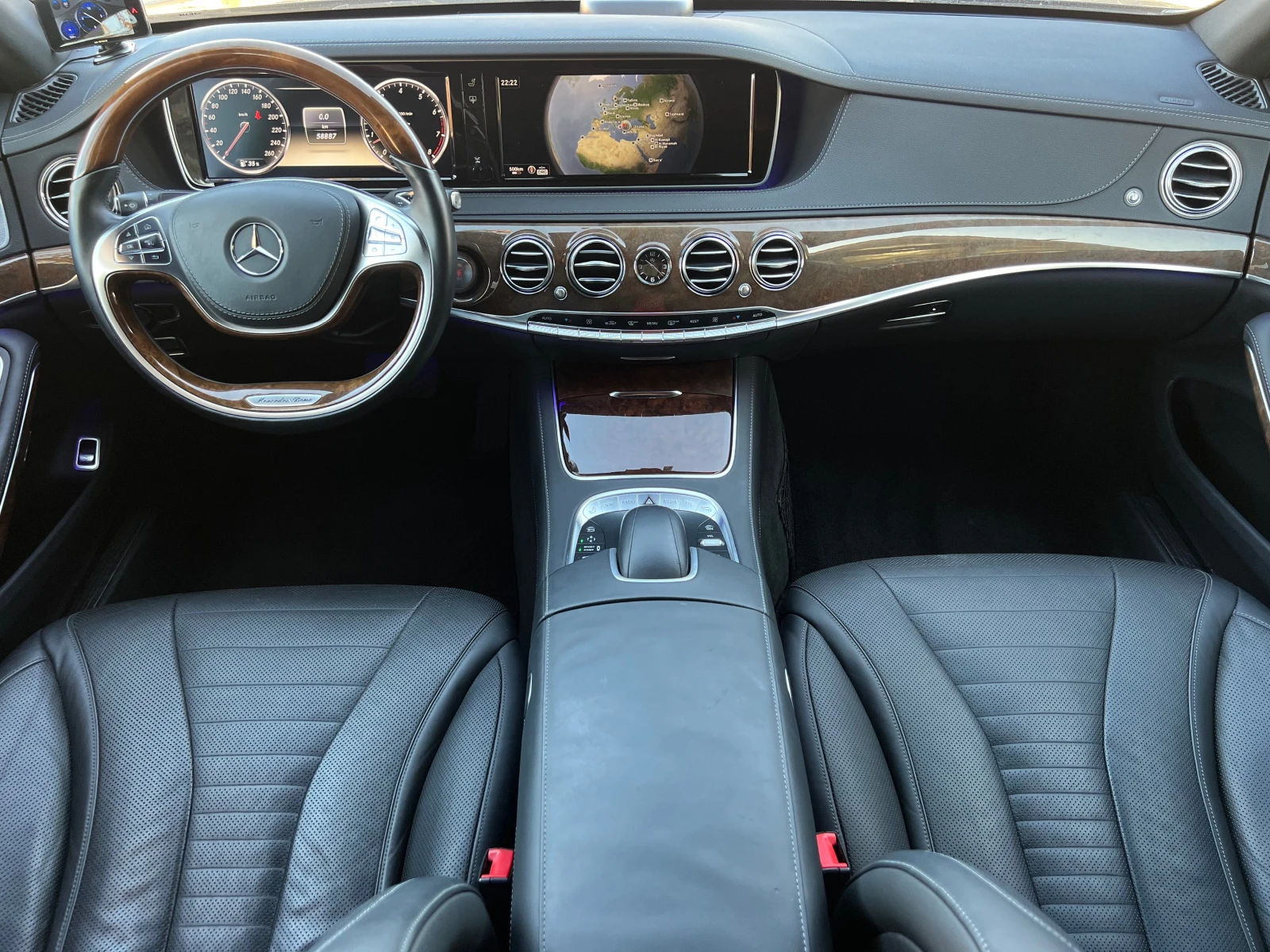 Mercedes-Benz S 500 AMG/LONG/VAKUM/4MATIC/PANORAMA/FULL/MAX/UNIKAT | Mobile.bg   14