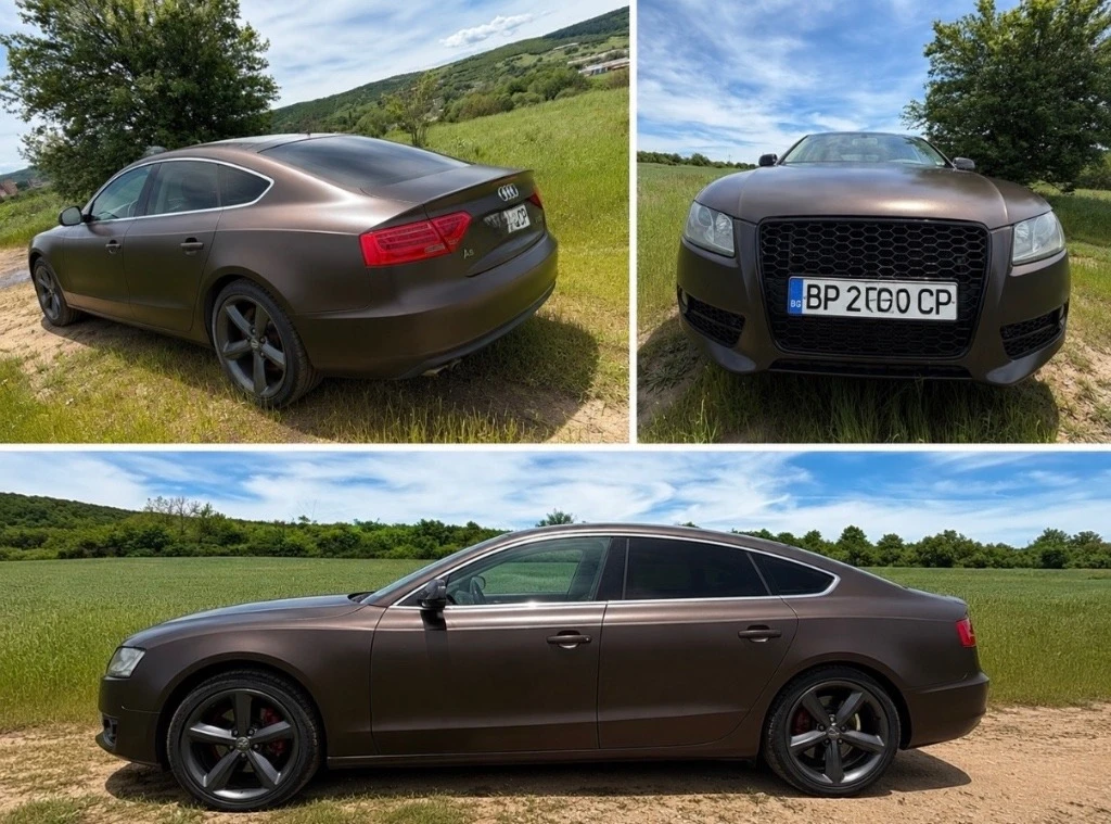 Audi A5 2.0 TDI 143кс Sportback MATT, снимка 2 - Автомобили и джипове - 55811779
