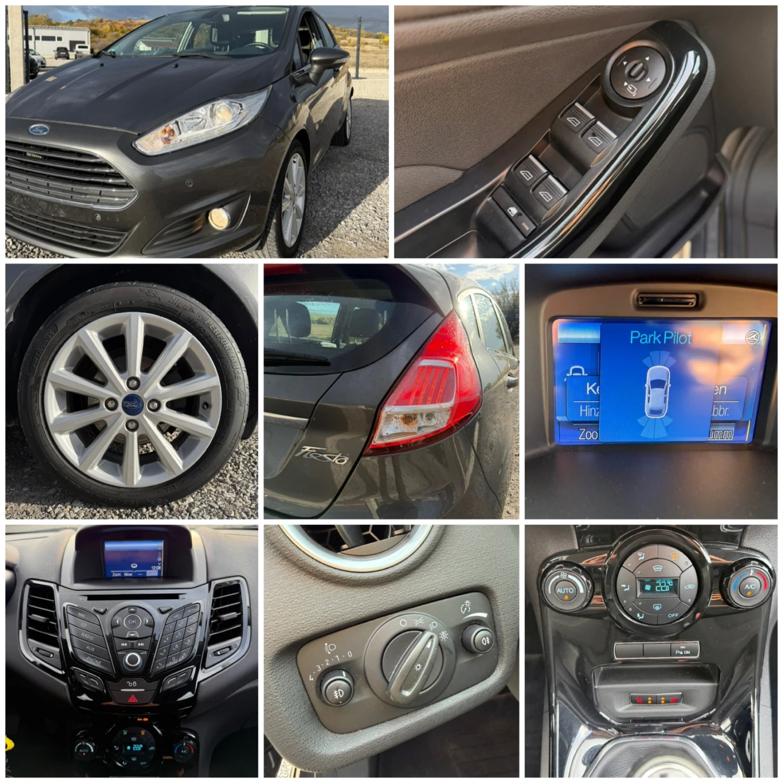Ford Fiesta 1.5D 95hp TITANIUM NAVI EURO 6 TUV  | Mobile.bg — изображение 9