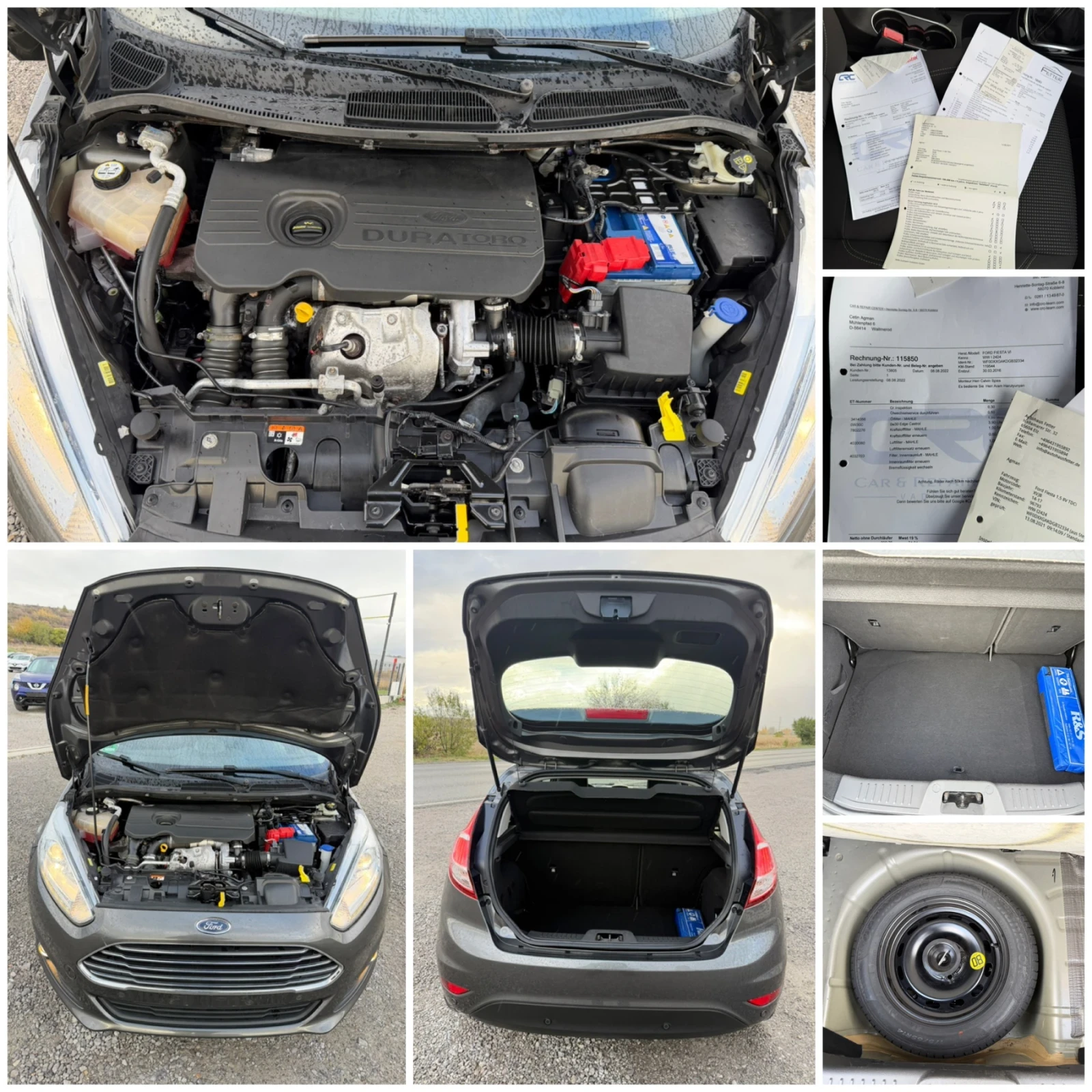Ford Fiesta 1.5D 95hp TITANIUM NAVI EURO 6 TUV  | Mobile.bg — изображение 17