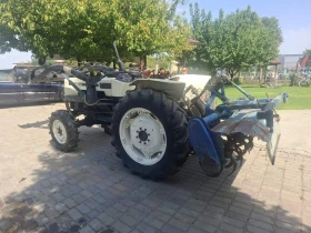 Трактор Mitsubishi 32 к.с. с челен товарач и фреза, снимка 3