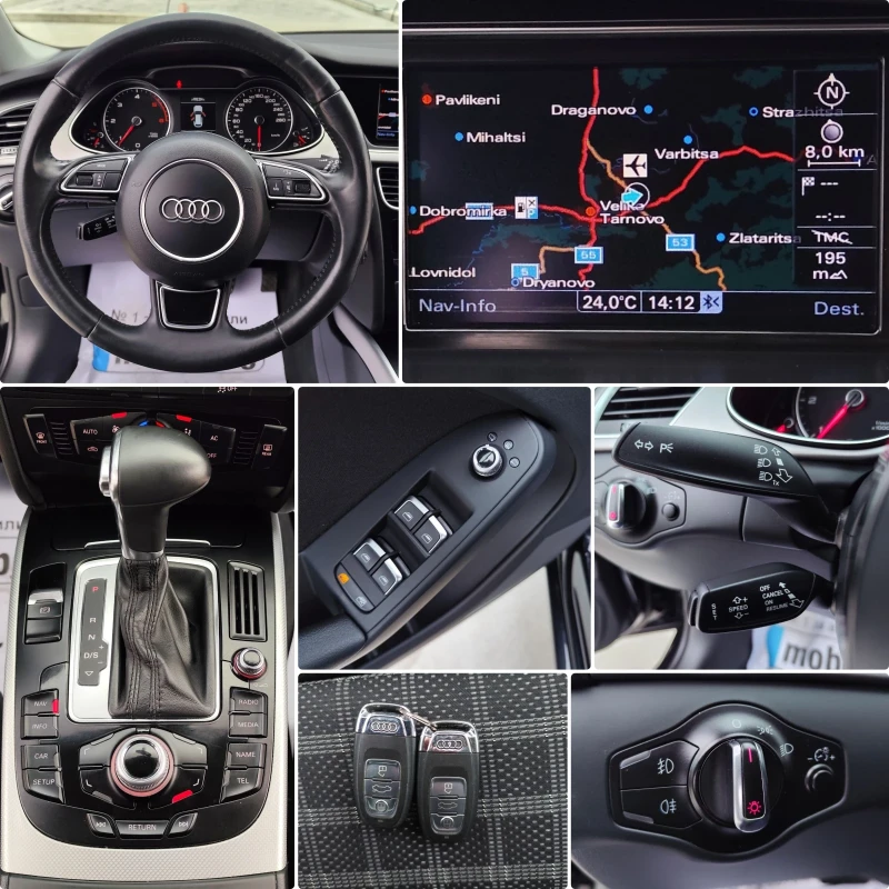 Audi A4 2.0TDI-LED-BI-XENON-NAVI-ПОДГЯВАНЕ-EU-5, снимка 16 - Автомобили и джипове - 52817425