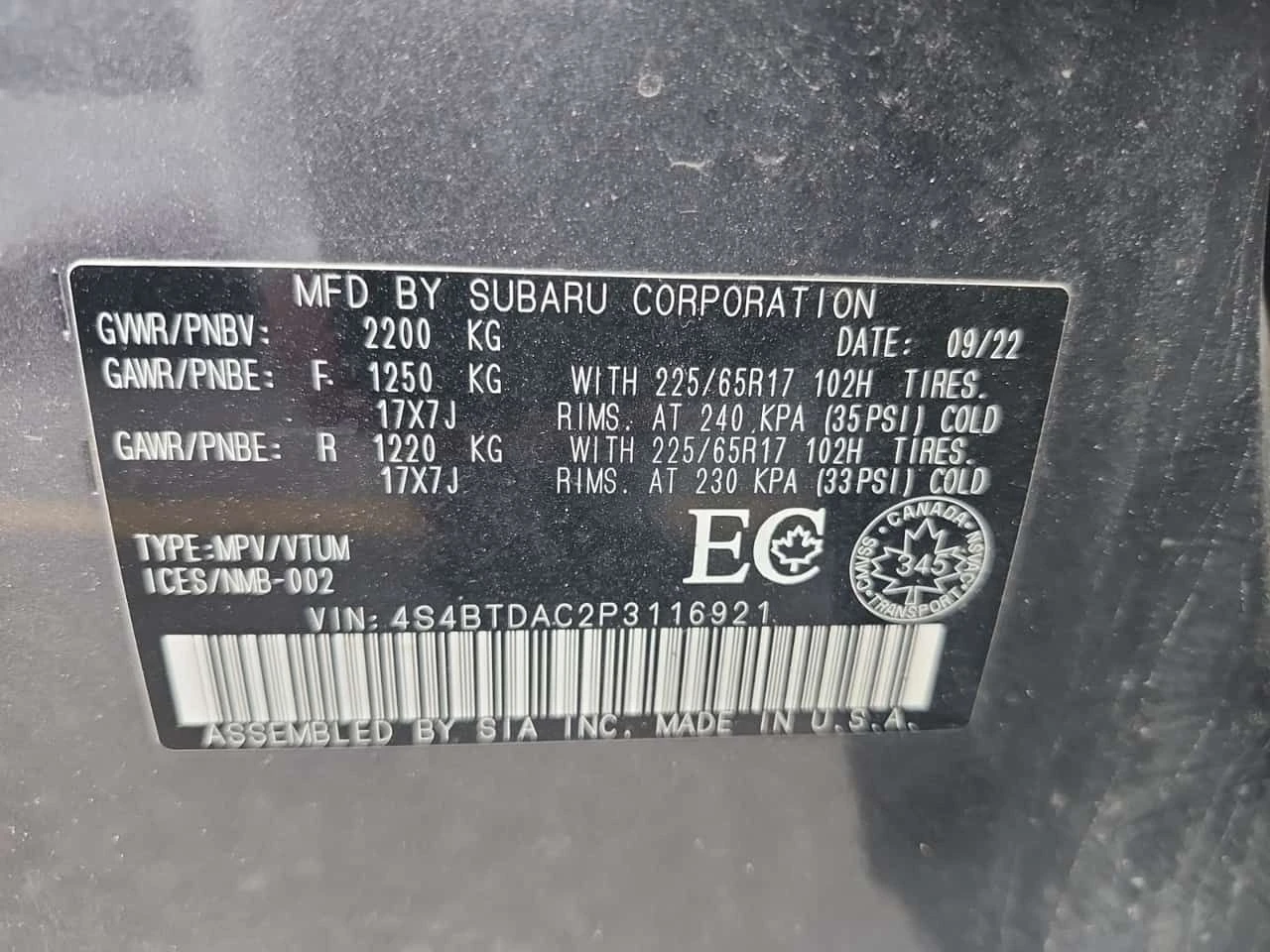 Subaru Outback * Cvt Convenience * CARFAX * 2 КЛЮЧА * ПАНО * , снимка 15 - Автомобили и джипове - 54820402