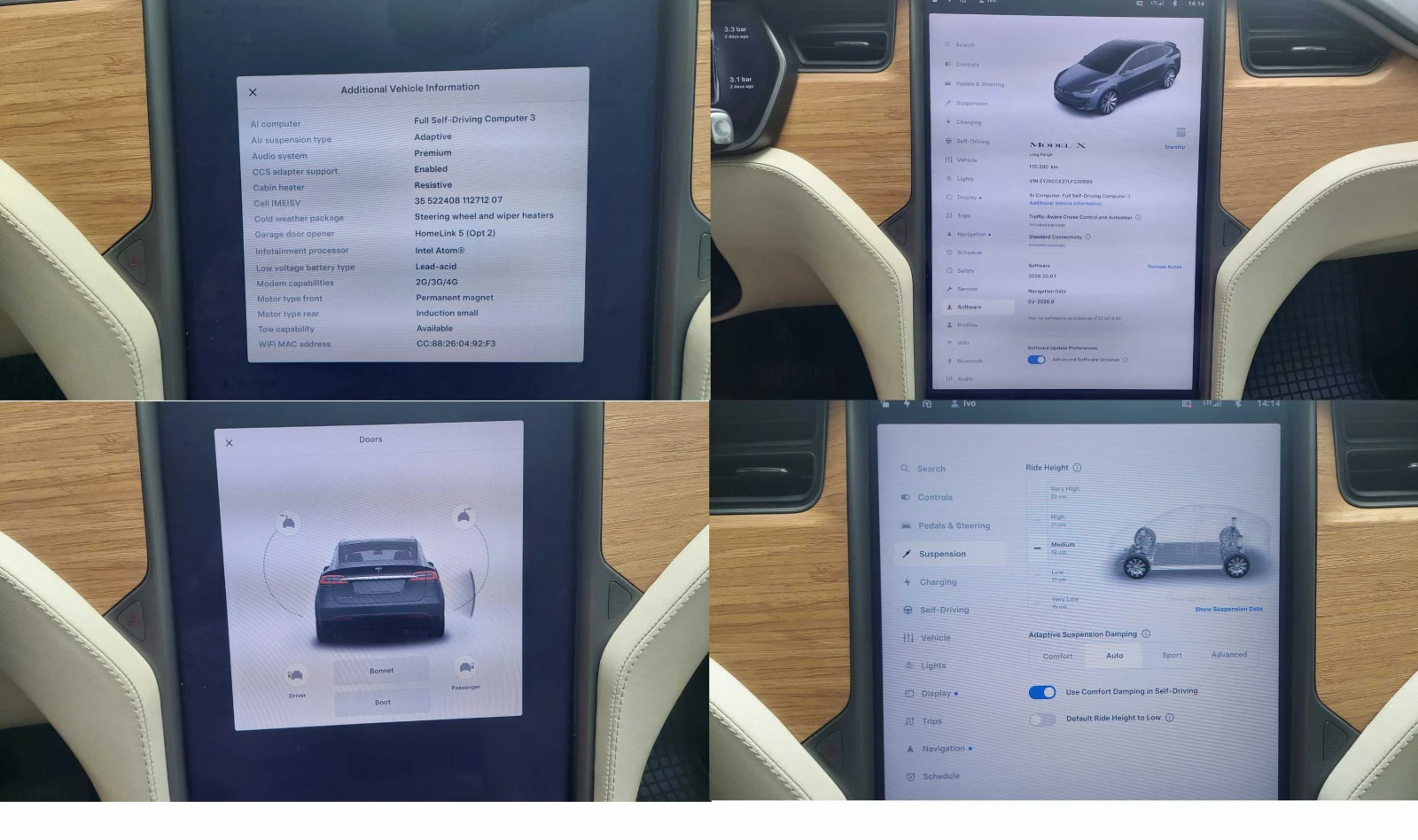 Tesla Model X Raven LR 100kwh, снимка 14 - Автомобили и джипове - 55395691