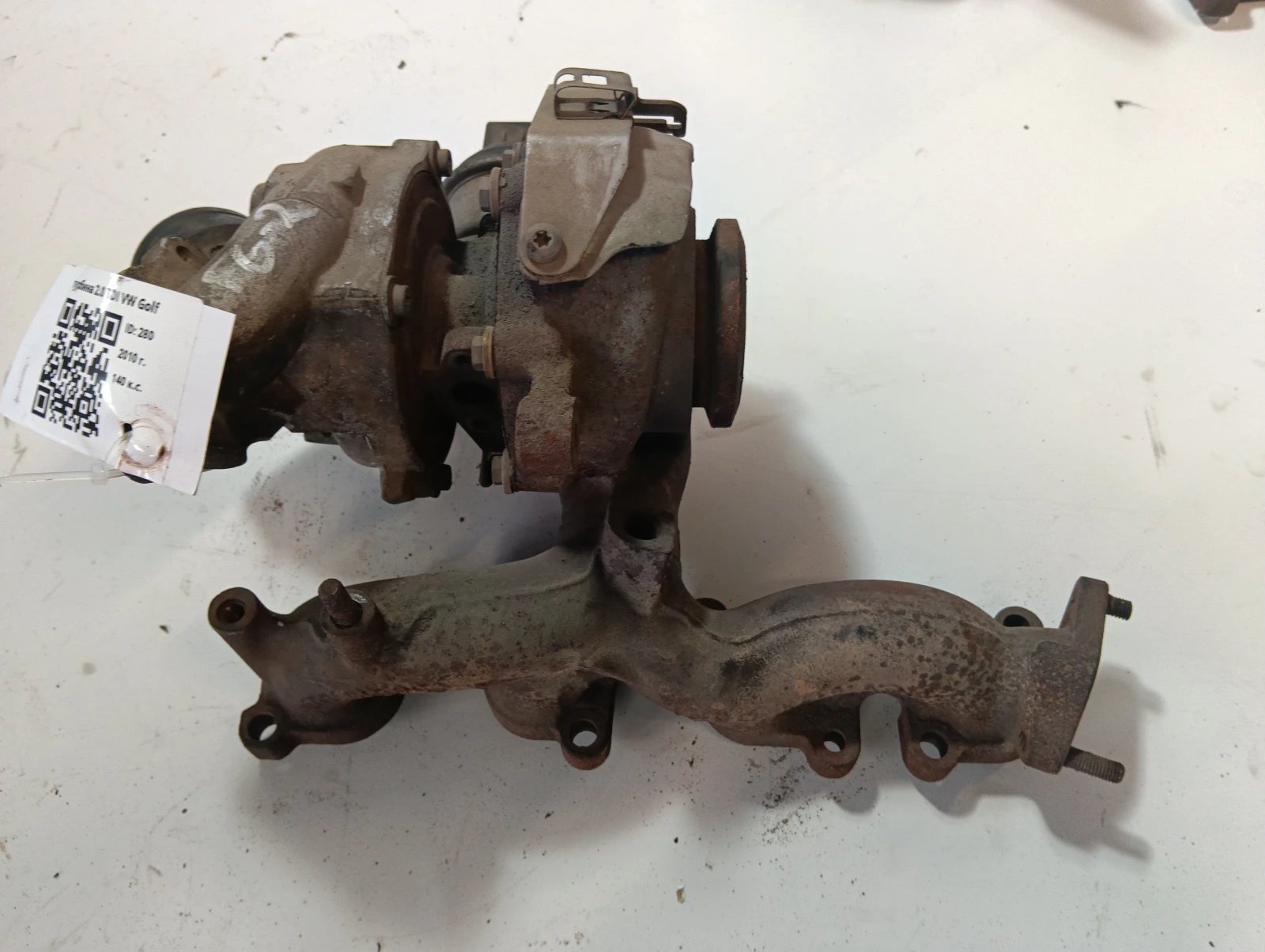 турбина 2.0 TDI VW Golf