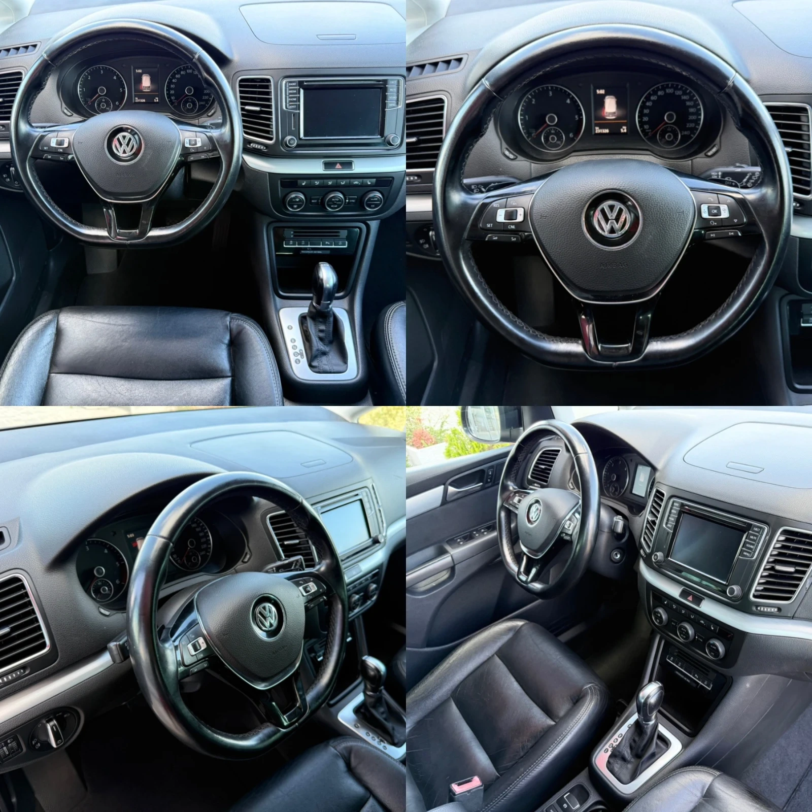 VW Sharan 2.0 TDI 150к.с FACELIFT / 6+ 1 / KOJA / NAVI , снимка 14 - Автомобили и джипове - 55397376