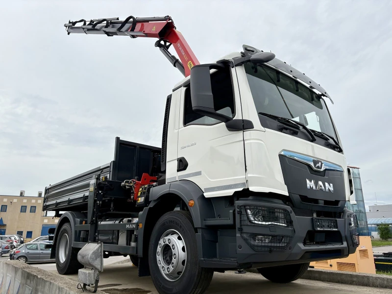 Man Tgm  18.320-PALFINGER РК14501 SLD5, снимка 2 - Камиони - 52836326