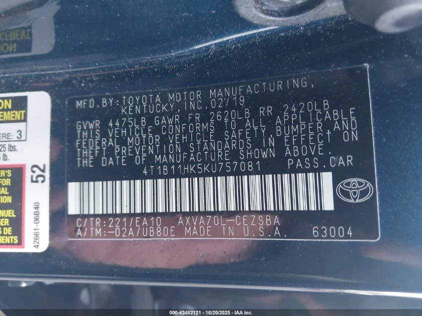 Toyota Camry 2.5L I-4 DI, DOHC, VVT, 203HP Front Wheel Drive | Mobile.bg   14