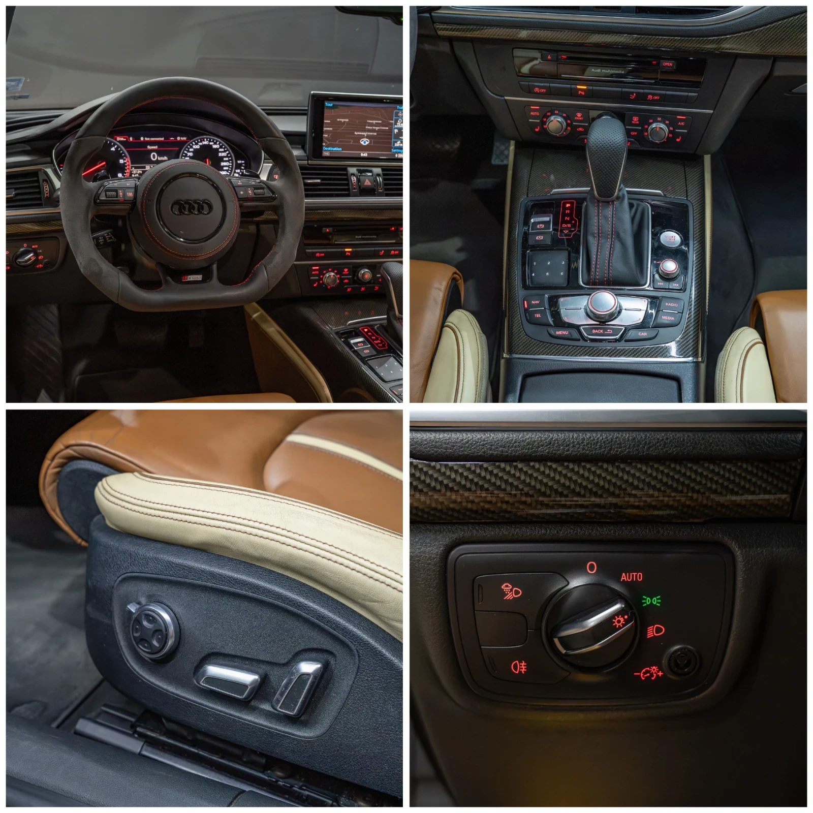 Audi A7 3.0TDI /RS7 OPTIC / MATRIX / SOFTCLOSE /MEMORY /F1, снимка 14 - Автомобили и джипове - 55422497