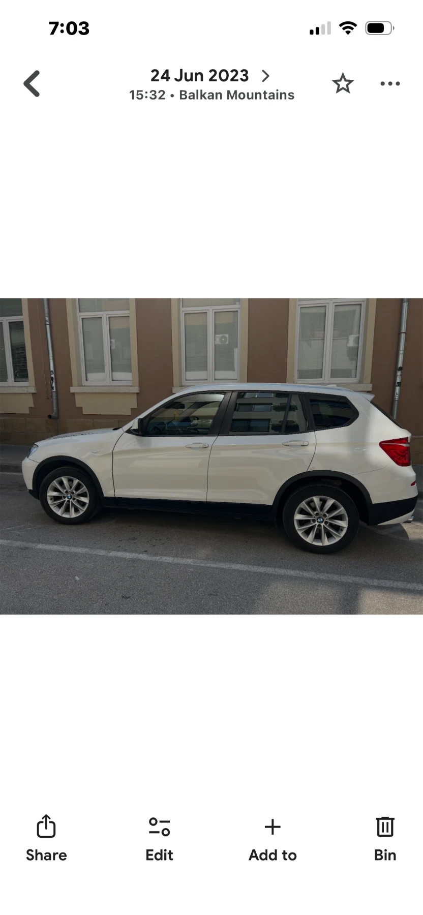 BMW X3, снимка 2 - Автомобили и джипове - 54267826