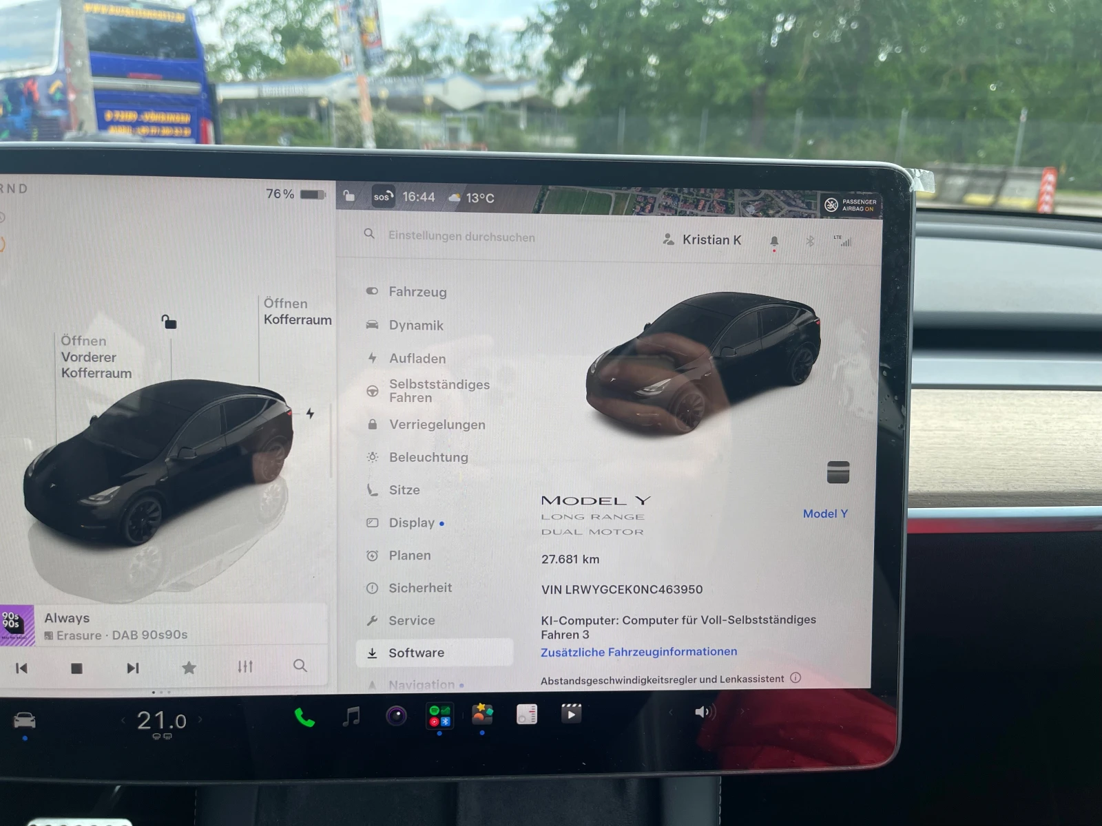 Tesla Model Y Long Range AWD RYZEN, снимка 11 - Автомобили и джипове - 54805733