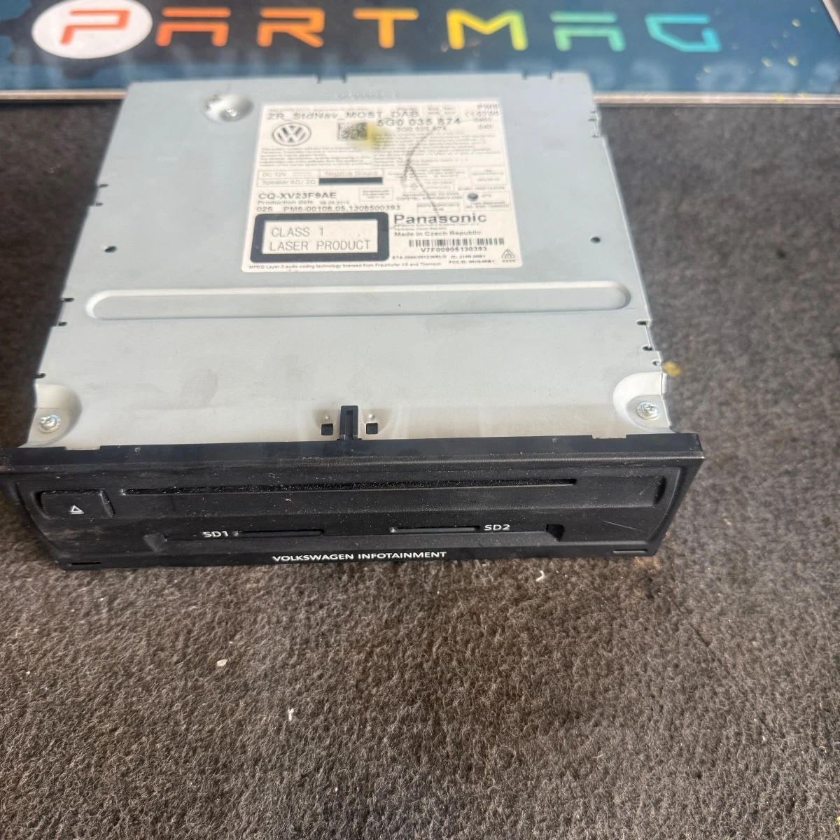 Оригинален мултимедиен модул за Volkswagen Golf 7 5G0035874-416