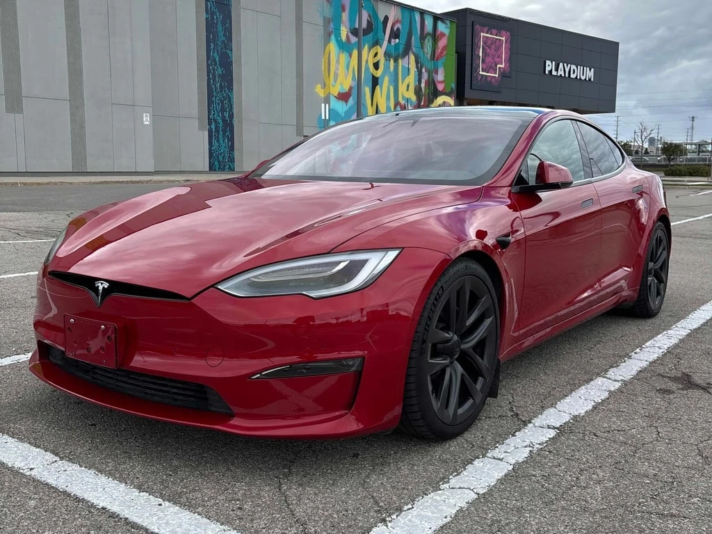 Tesla Model S 2021 Plaid * CARFAX * БЕЗ ПЪРВОНАЧАЛНА ВНОСКА, снимка 1