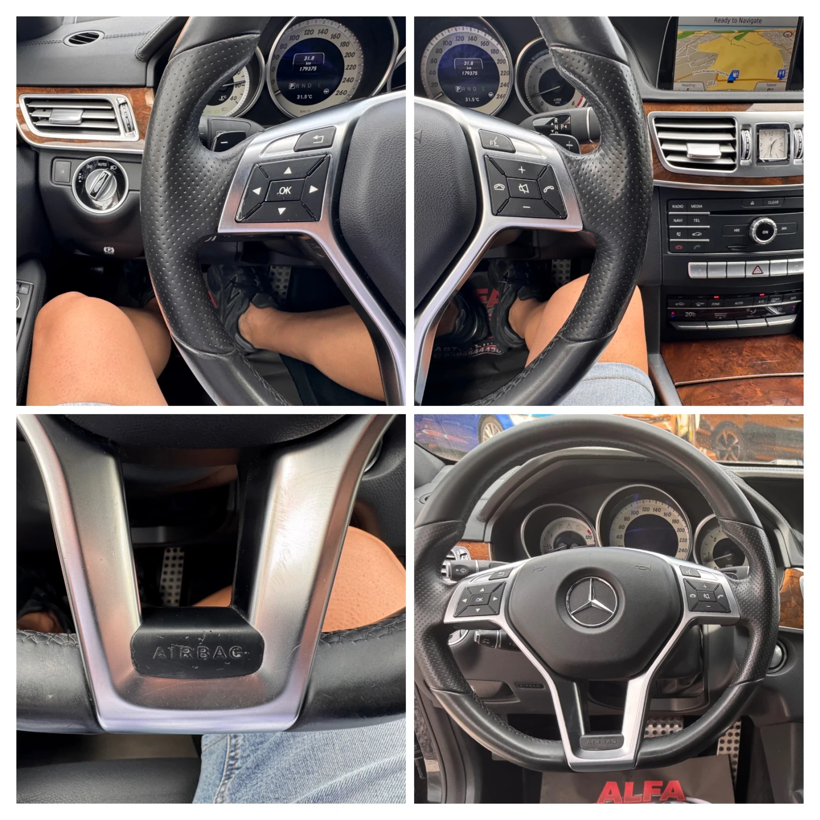 Mercedes-Benz E 350 d/AMG/4�4/9g/KEY LESS+ DISTRON+ �������///���� ��� | Mobile.bg � ����������� 16