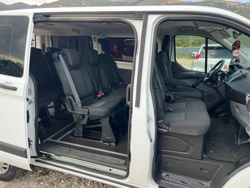 Ford Transit Custom 9 МЕСТЕН ЕВРО6 ТОП СЪСТОЯНИЕ, снимка 8 - Бусове и автобуси - 51659337