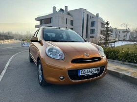 Nissan Micra АВТОМАТИК/КЛИМАТРОНИК/ПАНОРАМА/KEYLESS GO/NAVI, снимка 1