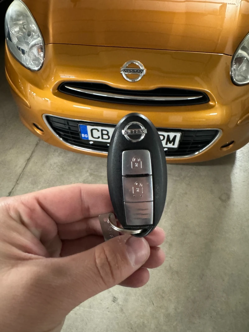 Nissan Micra АВТОМАТИК/КЛИМАТРОНИК/ПАНОРАМА/KEYLESS GO/NAVI, снимка 16 - Автомобили и джипове - 48605924