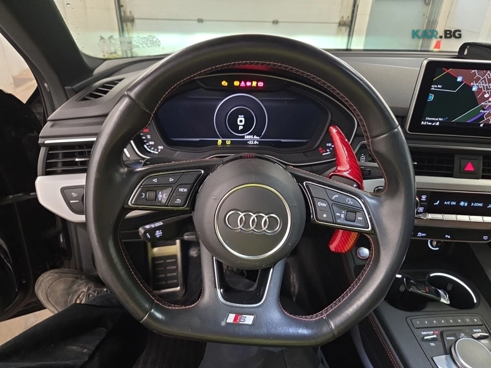 Audi S4 Stage 1+ / Червен салон / Цена до България, снимка 16 - Автомобили и джипове - 55058935