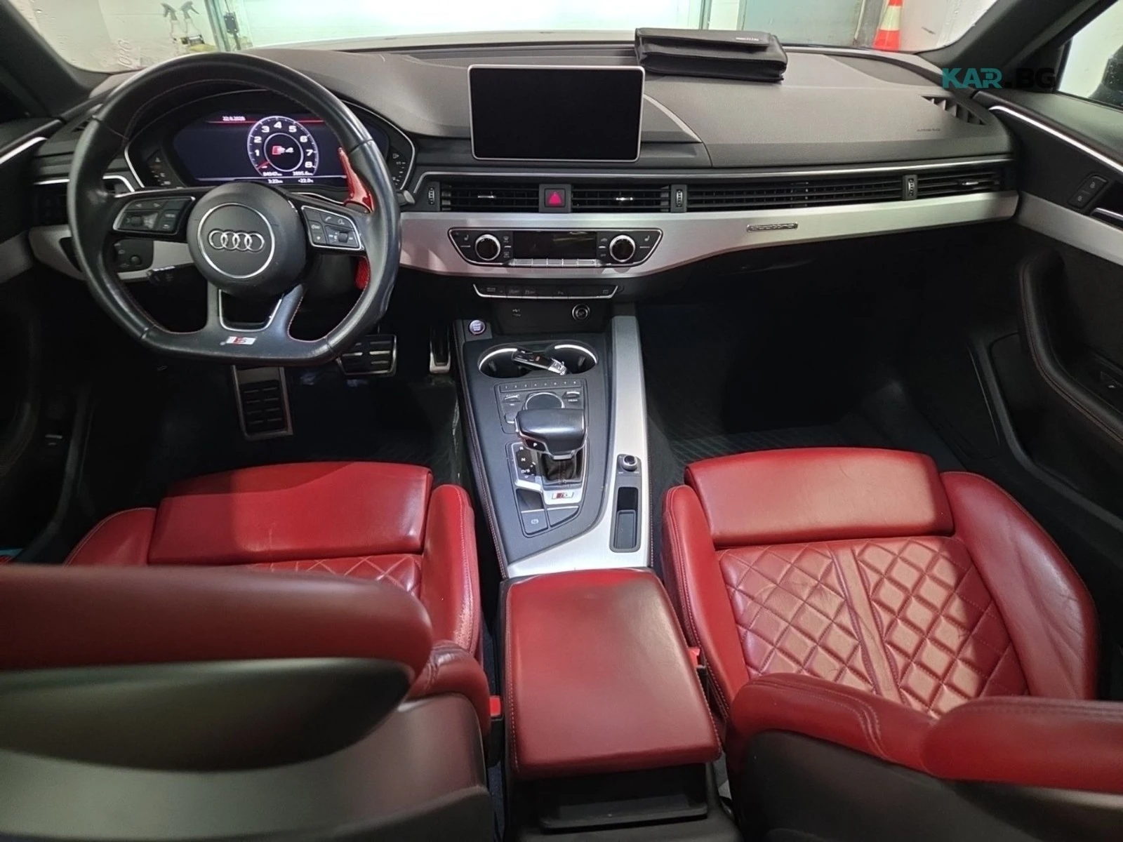 Audi S4 Stage 1+ / Червен салон / Цена до България, снимка 9 - Автомобили и джипове - 55058935