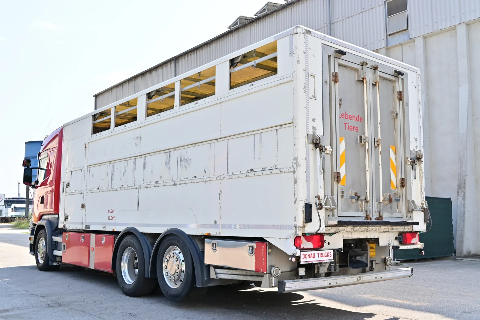 Scania R 490 Ретардер, Животновоз 2 етажа, снимка 4 - Камиони - 52447522