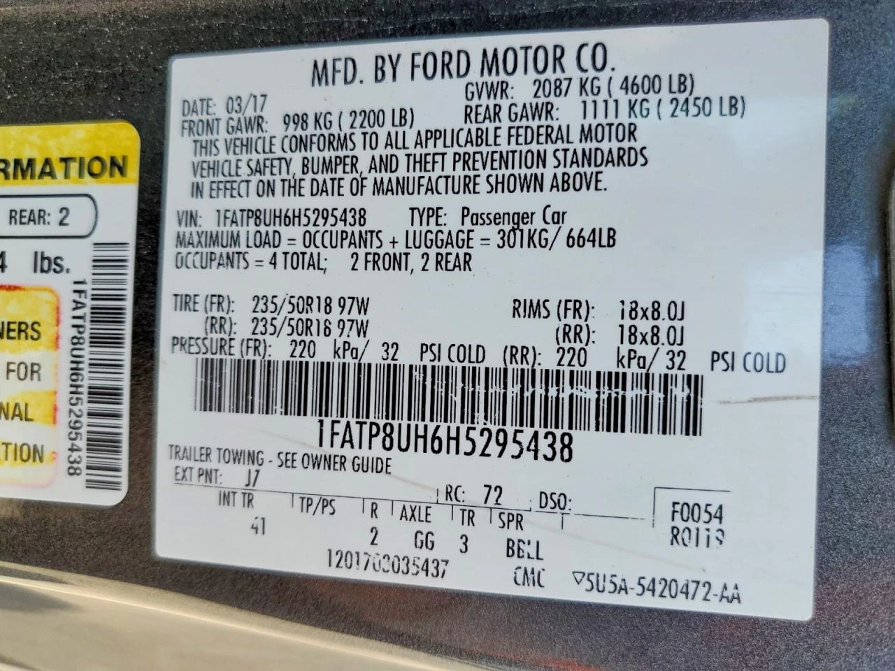 Ford Mustang 2.3l, снимка 12 - Автомобили и джипове - 55905794