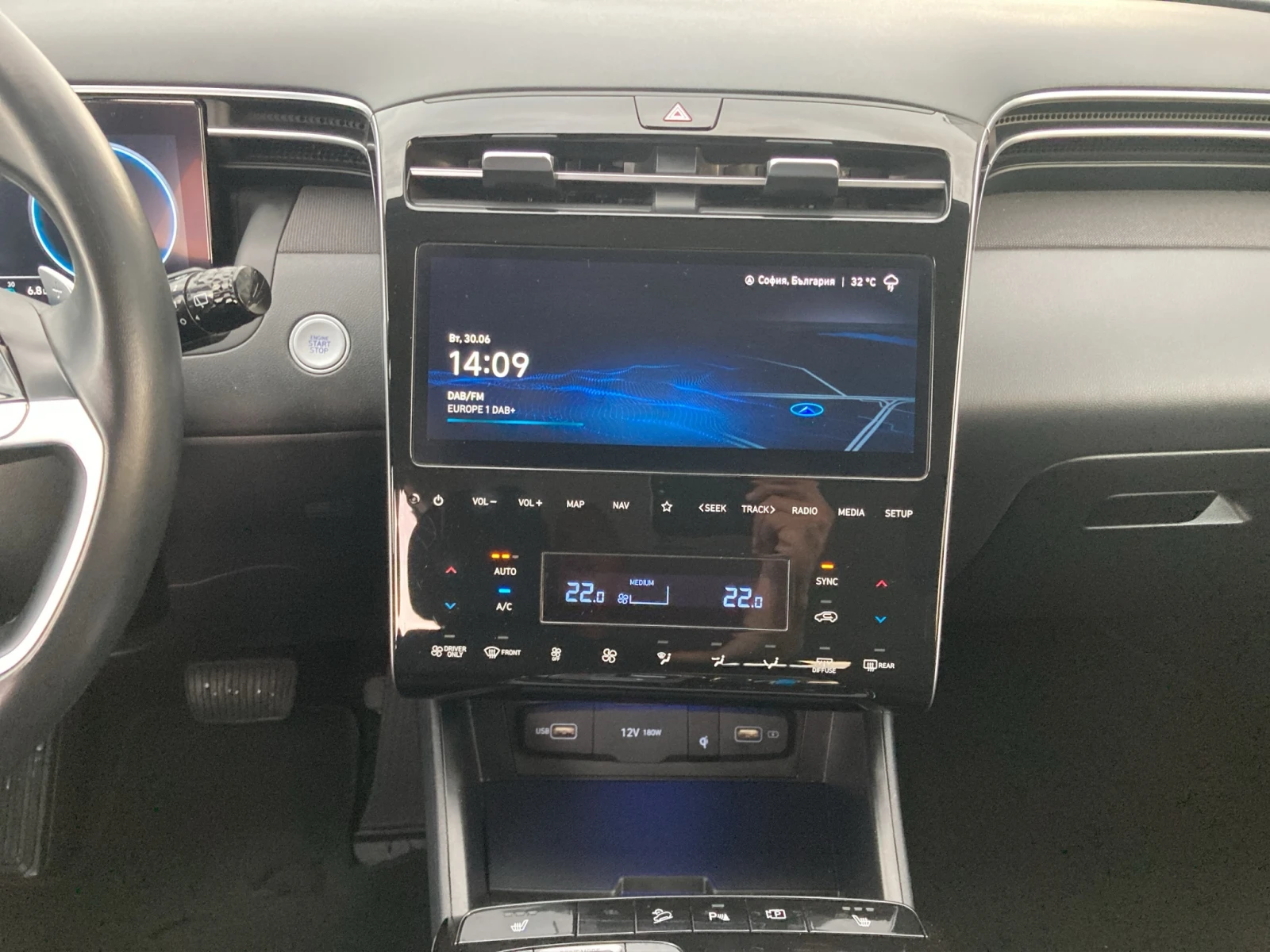 Hyundai Tucson 1.6TGI HEV 230HP AT, снимка 14 - Автомобили и джипове - 55102689