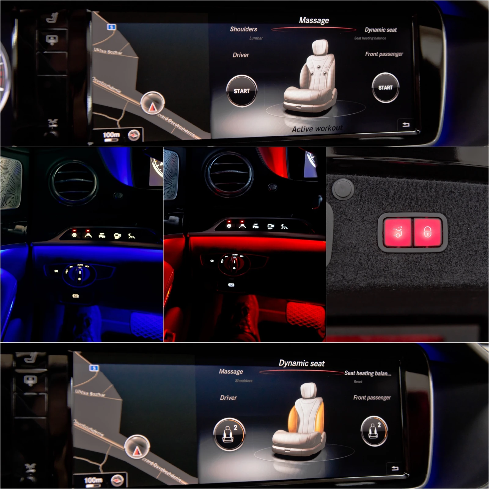 Mercedes-Benz S 500 L* 4M* 63AMG* 3xTV* Facelift, снимка 17 - Автомобили и джипове - 53866616