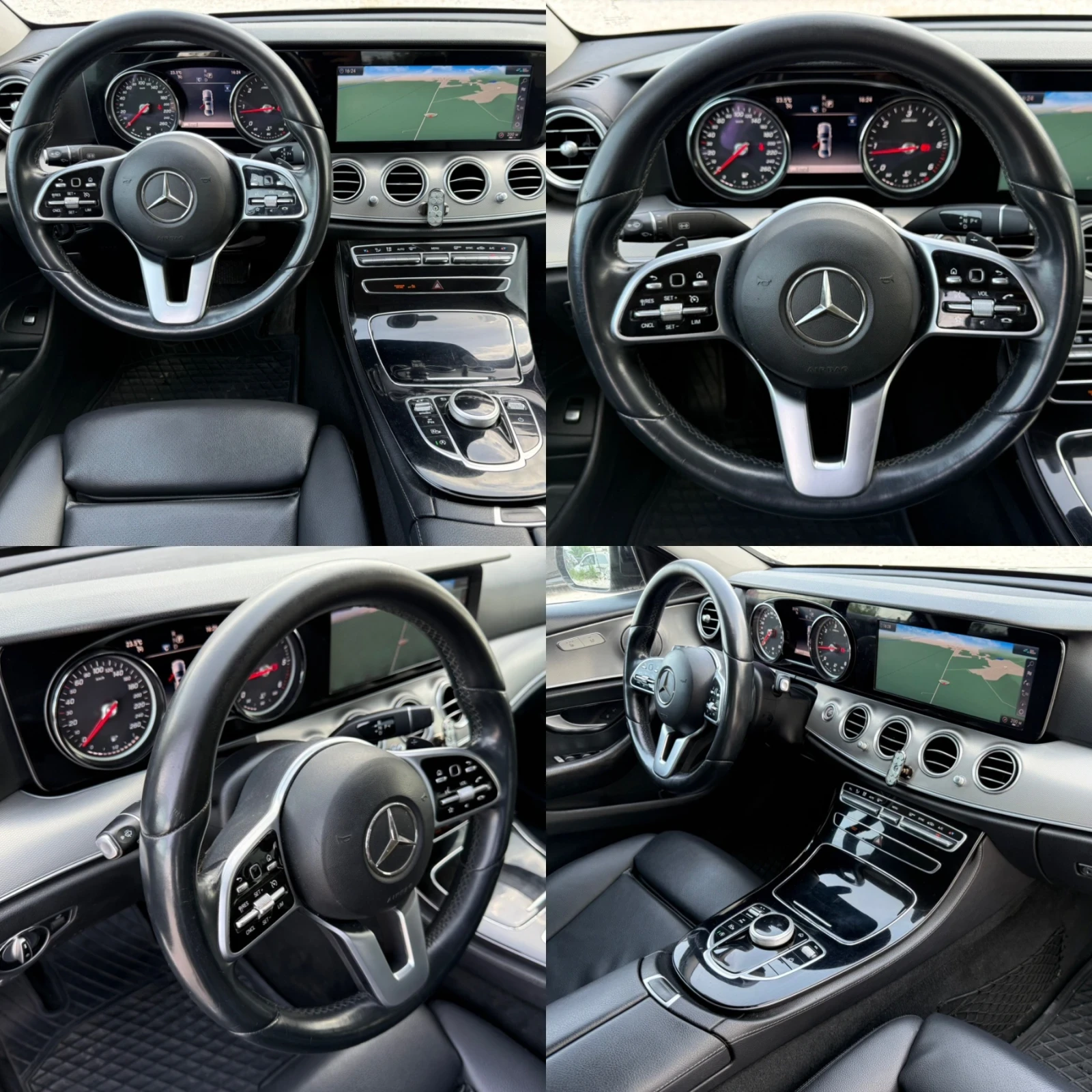 Mercedes-Benz E 200 220 CDI / AMG / 9G / BURMESTER / DISTRONIC /CAMERA, снимка 14 - Автомобили и джипове - 54671535
