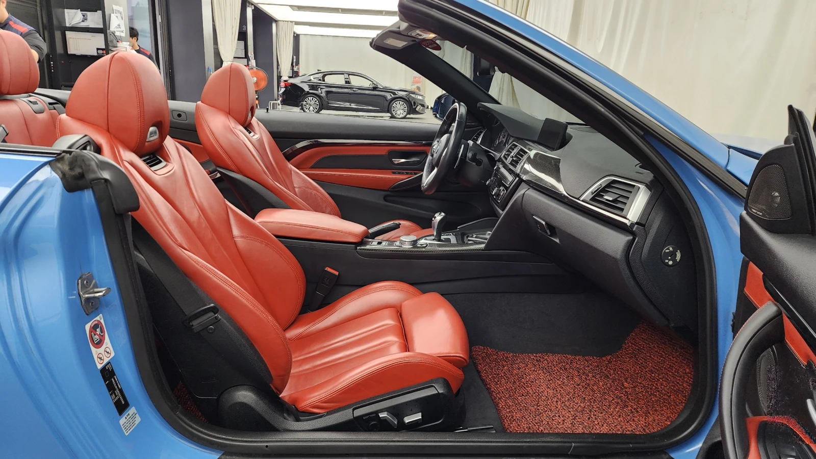 BMW M4 CABRIO* ЧЕРВЕНА КОЖА* HEAD UP* NAVI* КАМЕРА, снимка 7 - Автомобили и джипове - 55395825