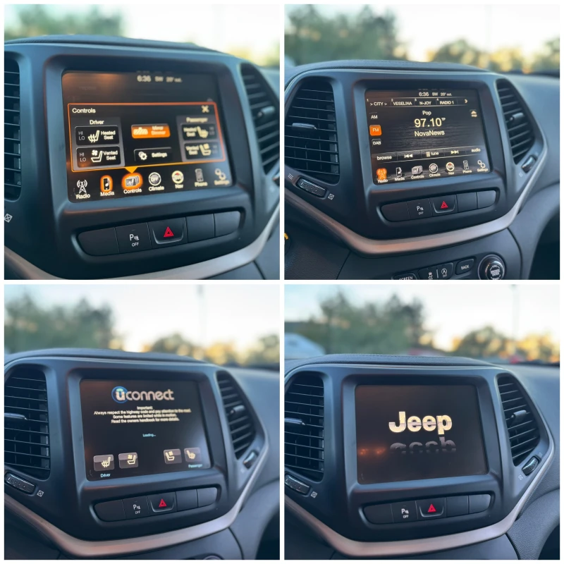 Jeep Cherokee 2.0MJT170к.с-9ск!NAVI!CAMERA!PODGREV, снимка 14 - Автомобили и джипове - 47553238