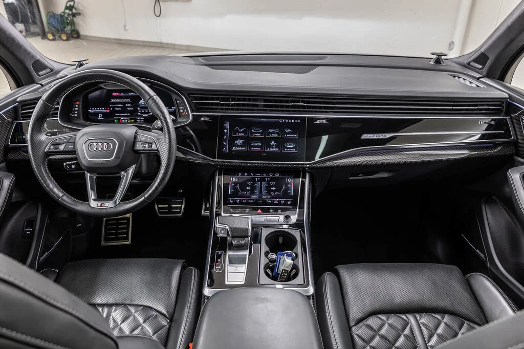 Audi SQ7 Bang & Olufsen 3D/HUD/ОБДУХВАНЕ/BLACK PKG/МАСАЖИ/, снимка 10 - Автомобили и джипове - 56198392