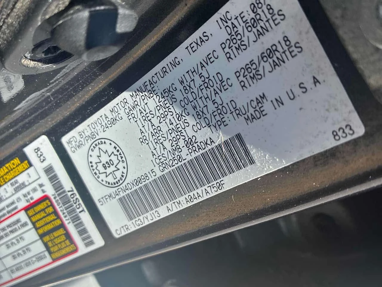 Toyota Tacoma * 4WD Double Cab V6 Auto* АВТОКРЕДИТ* , снимка 10 - Автомобили и джипове - 54807315