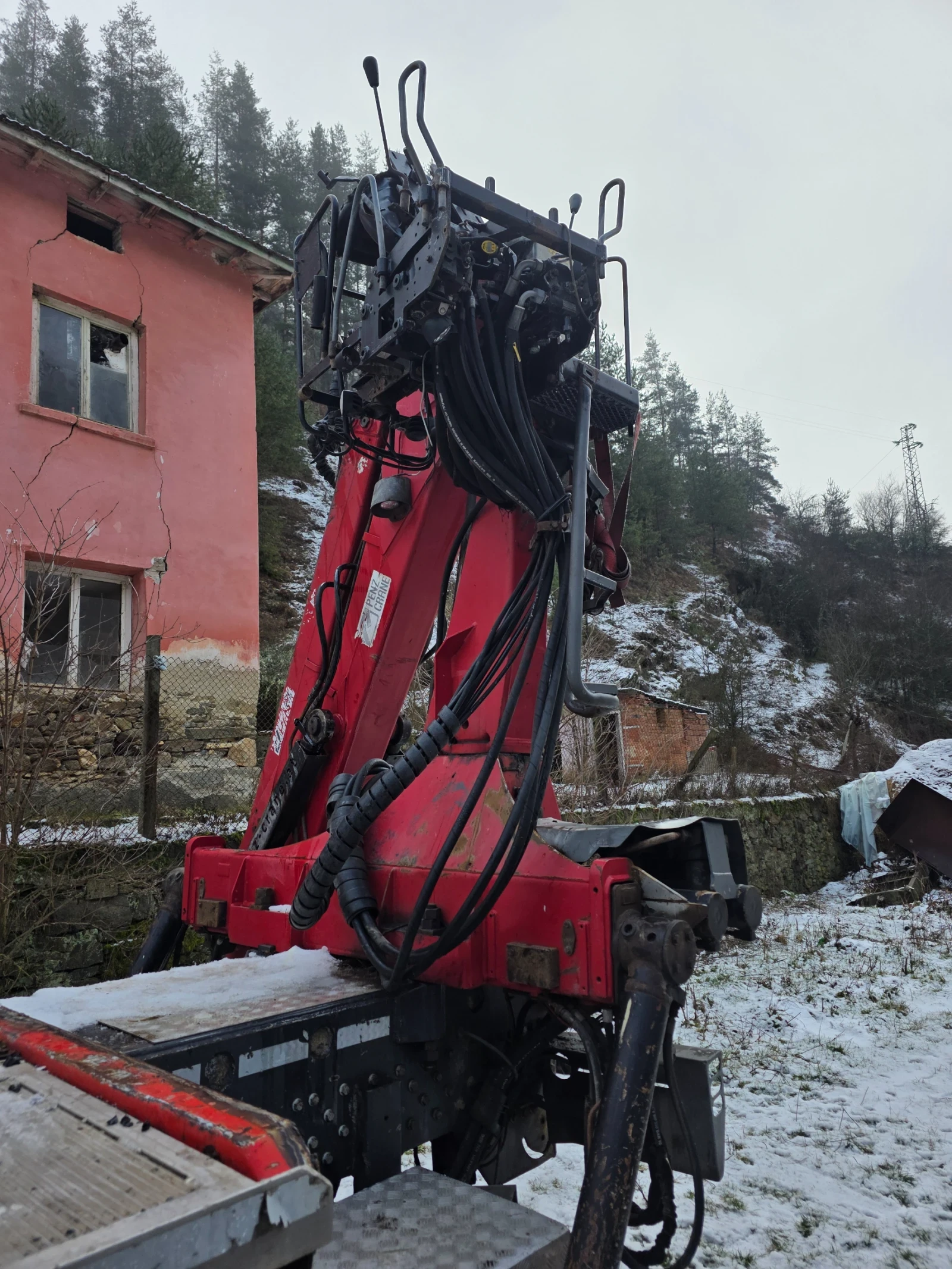 Man Tgs Кран Penz 12Z9.50, снимка 2 - Камиони - 54016801