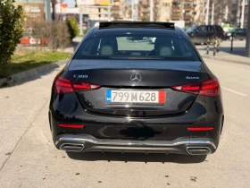 Mercedes-Benz C 300 Хедап 4х4 Дистр Панора AMG LINE 27000 km 360kam, снимка 6 - Автомобили и джипове - 53416444