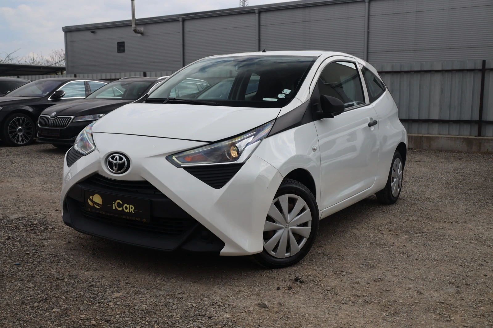 Toyota Aygo 1.0i Товарен KLIMA CD MY19 Radio Weiss #iCarbg